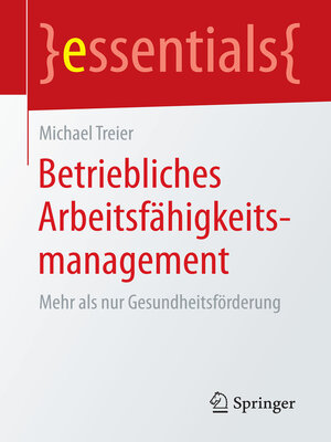 cover image of Betriebliches Arbeitsfähigkeitsmanagement